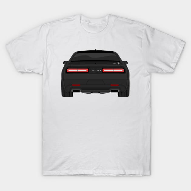 HELLCAT REAR BLACK T-Shirt by VENZ0LIC